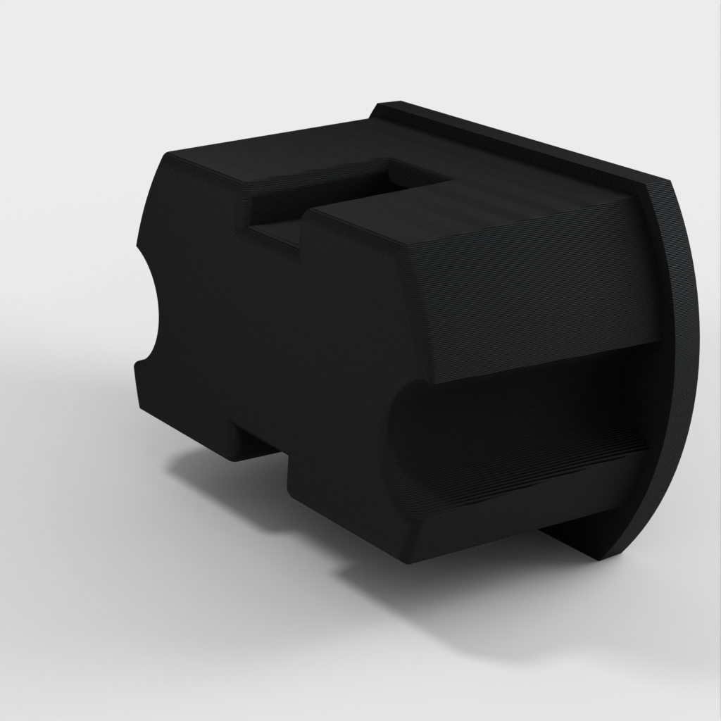 Ändskydd till Ikea Hoppvals Gardin