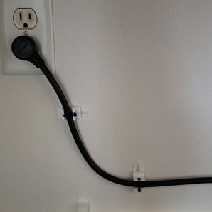 Command Strip Zip-Tie-hållare för strömkabel