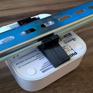 DIN-skenefäste för Philips Hue Bridge