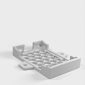 Geekworm Raspberry Pi 4 Armor Case Vägg- eller skrivbordsfäste