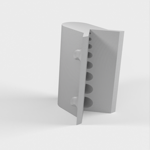Borrguide för rör med stöd för 1-8 mm borr