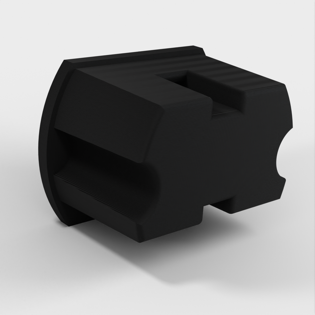 Ändskydd till Ikea Hoppvals Gardin