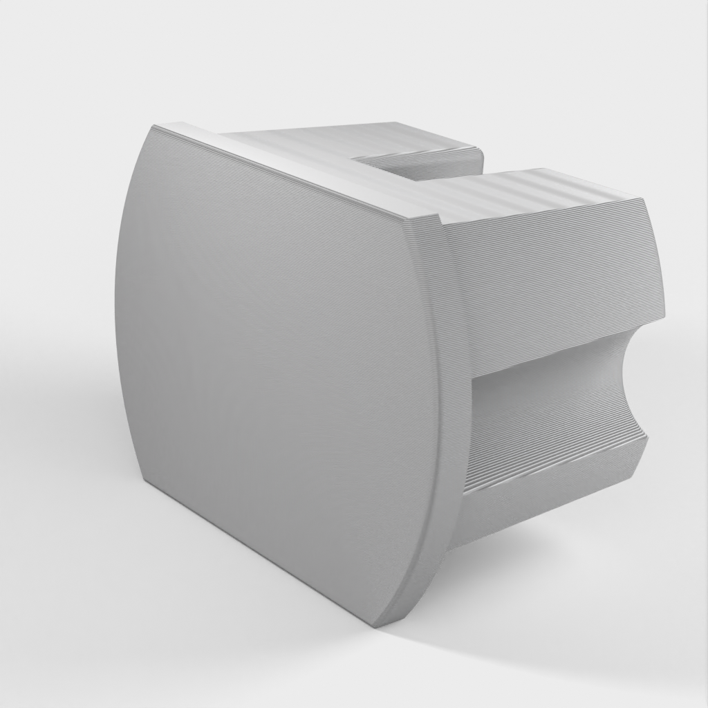 Ändskydd till Ikea Hoppvals Gardin