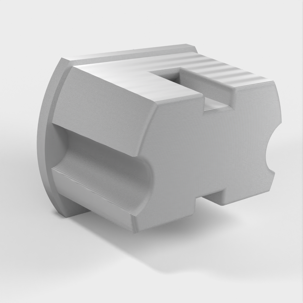 Ändskydd till Ikea Hoppvals Gardin