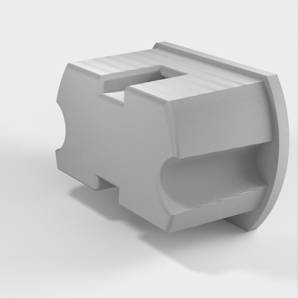 Ändskydd till Ikea Hoppvals Gardin