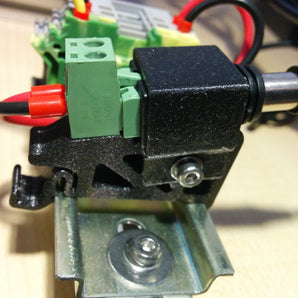 DIN-skenefäste för Barrel Jack-adapter