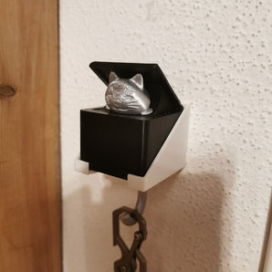 Väggfäste för kattnyckelkrok