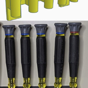 Klein 85614 Skruvmejselhållare för 5-delars set - Väggmonterad