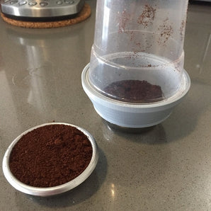 Tratt för Rancilio och kompatibla espressofilterkorgar