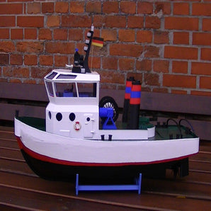 Detaljerad RC Harbor Tug - Fjärrstyrd bogserbåt