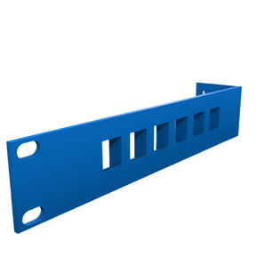 Patch Panel Bracket för Unifi US-8-150W Switch för 19-tums rack med 6 Keystone-kontakter