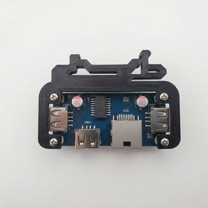Vertikalt DIN-skenefäste för Raspberry Pi Zero och Zero 2 W