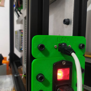 V-Core 3.1 LAN-kabelmontering