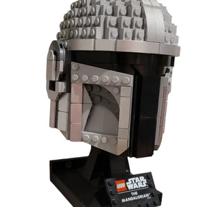 Lego Mandalorian hjälm väggfäste