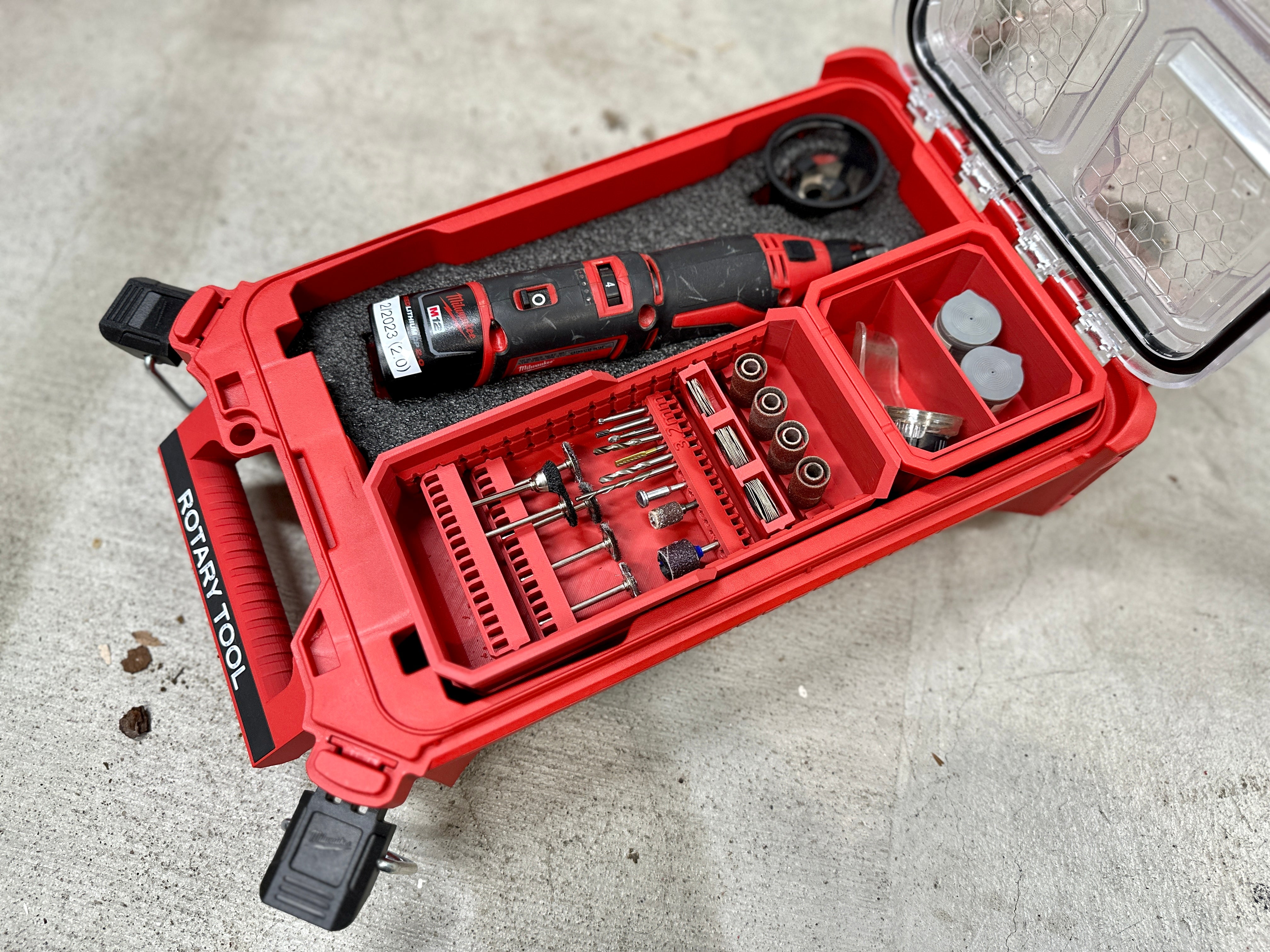 Milwaukee Rotary Værktøj Packout Organiseringssæt