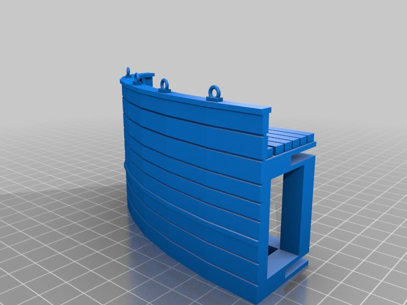 28 mm miniatyrupphöjda däck för segelfartyg: Expansionsset del 2