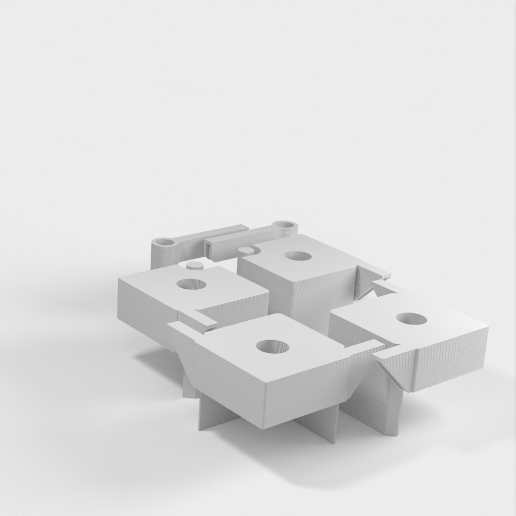 Förbättrade övre hörn för Ikea Lack - 3D-skrivarhölje