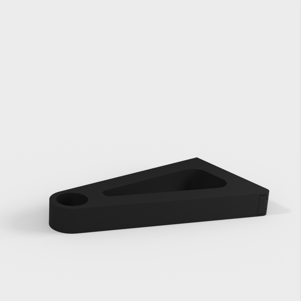 Väggmonteringsfäste med Blind Mount Cleat för 28 mm gardinstång (Ikea)
