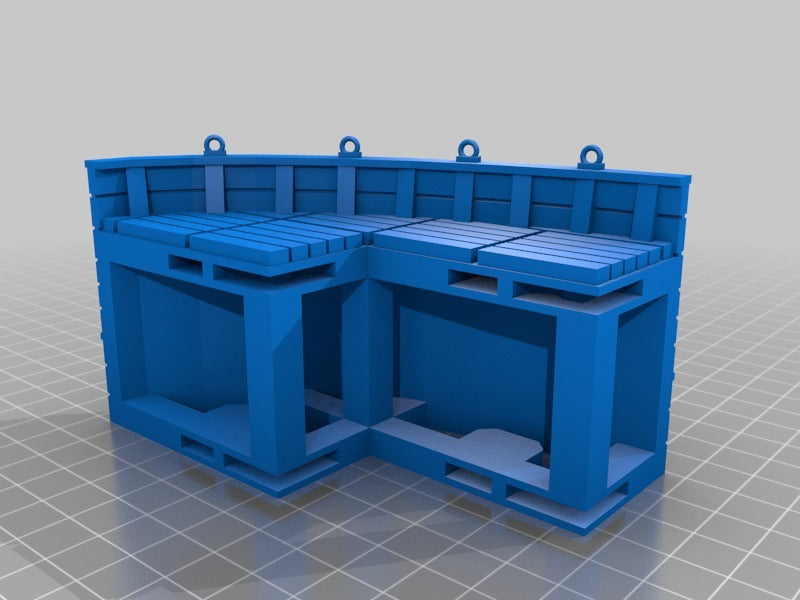 28 mm miniatyrupphöjda däck för segelfartyg: Expansionsset del 2