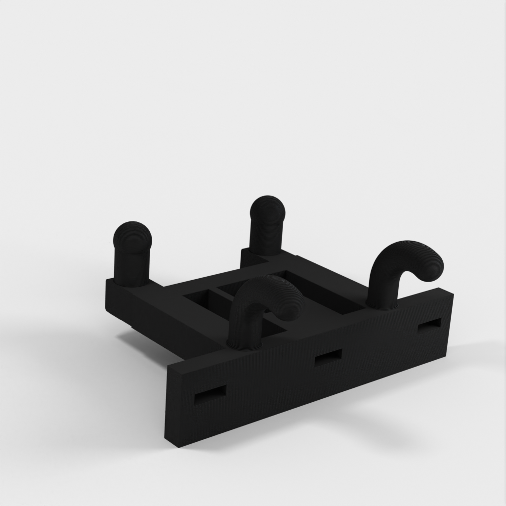 Uppdaterad Ikea SKÅDIS Transparent Box Pegboard Adapter