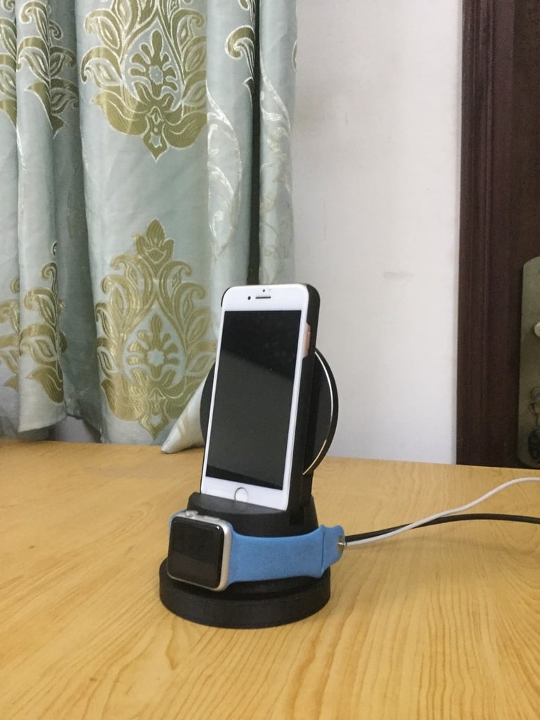 Trådlös laddningsdocka för iPhone och Apple Watch