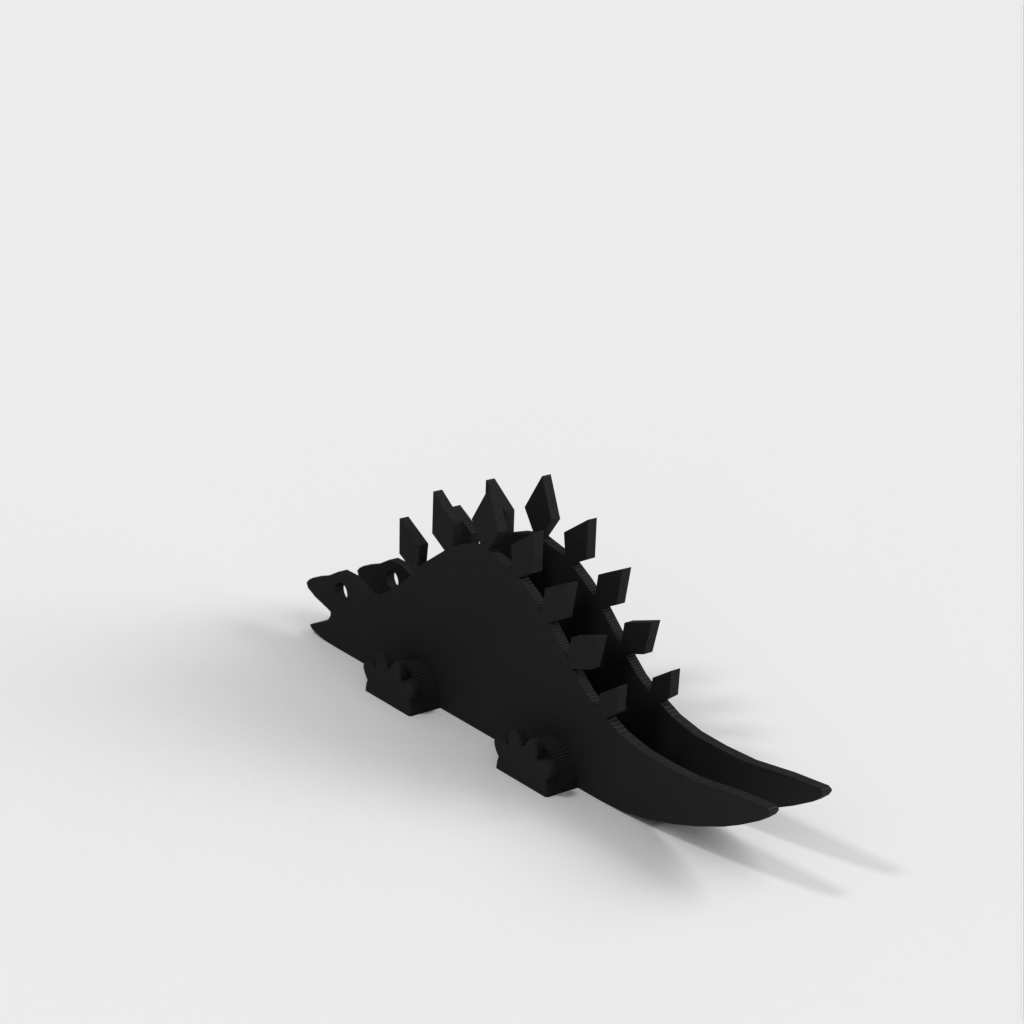 Anpassningsbar Stegosaurus servetthållare