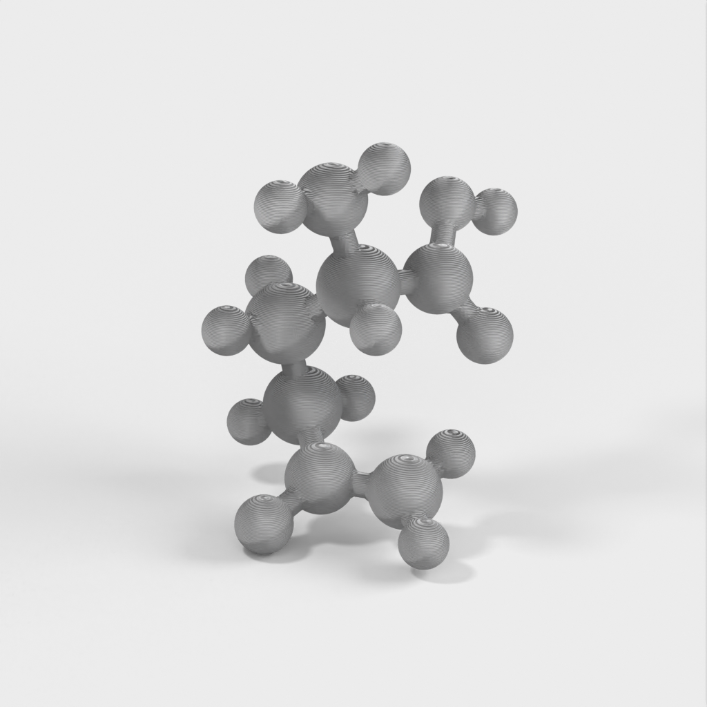 Molekylär modell - Glutamin - Atommodell