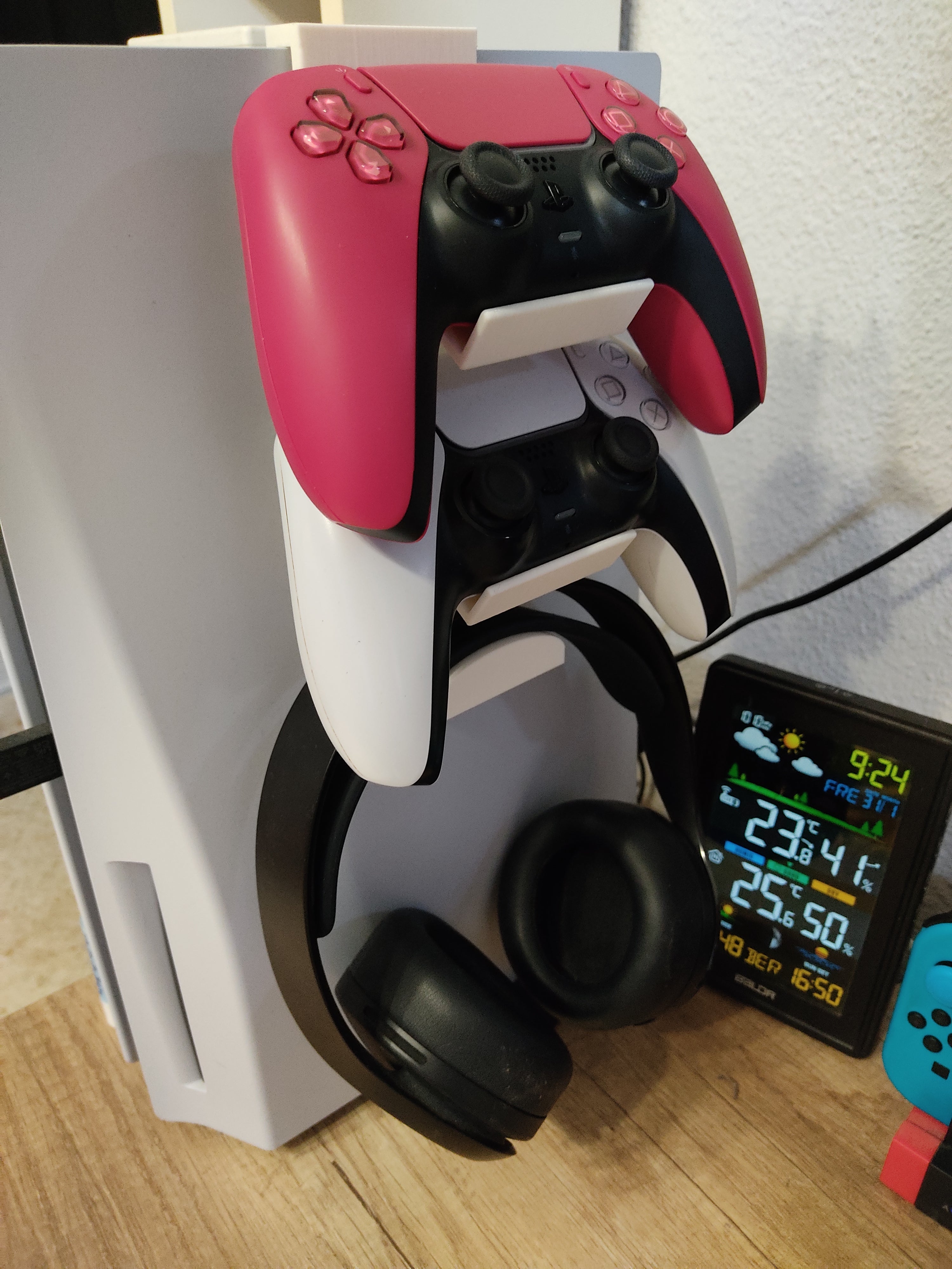 Playstation 5 DualSense x2 och headsetklämma till PS5
