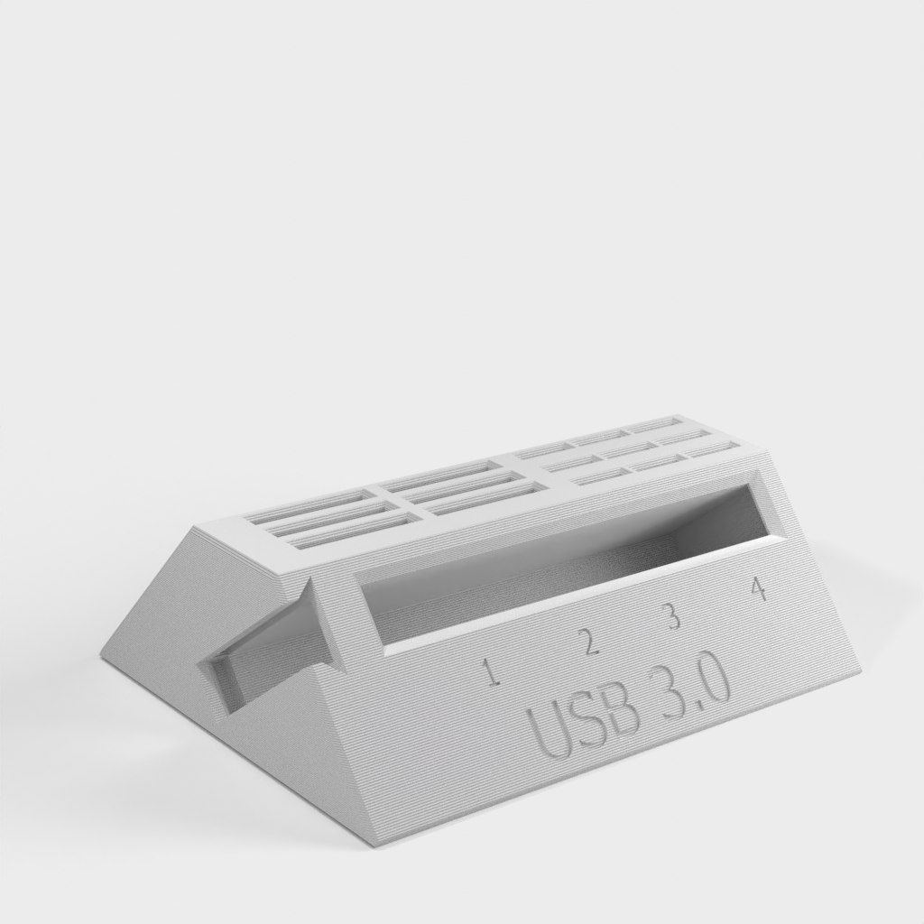 Hållare för i-tec USB 3.0, 4ports HUB på bordet