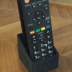 Praktisk hållare för TV-fjärrkontroll