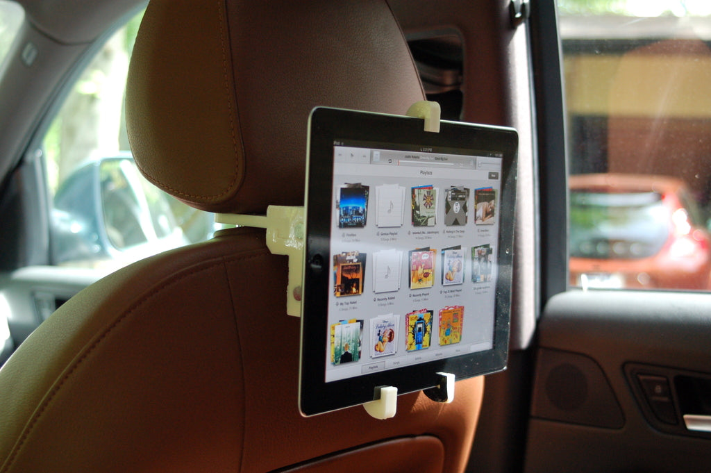 Bilhuvudstöd iPad-hållare för baksäten