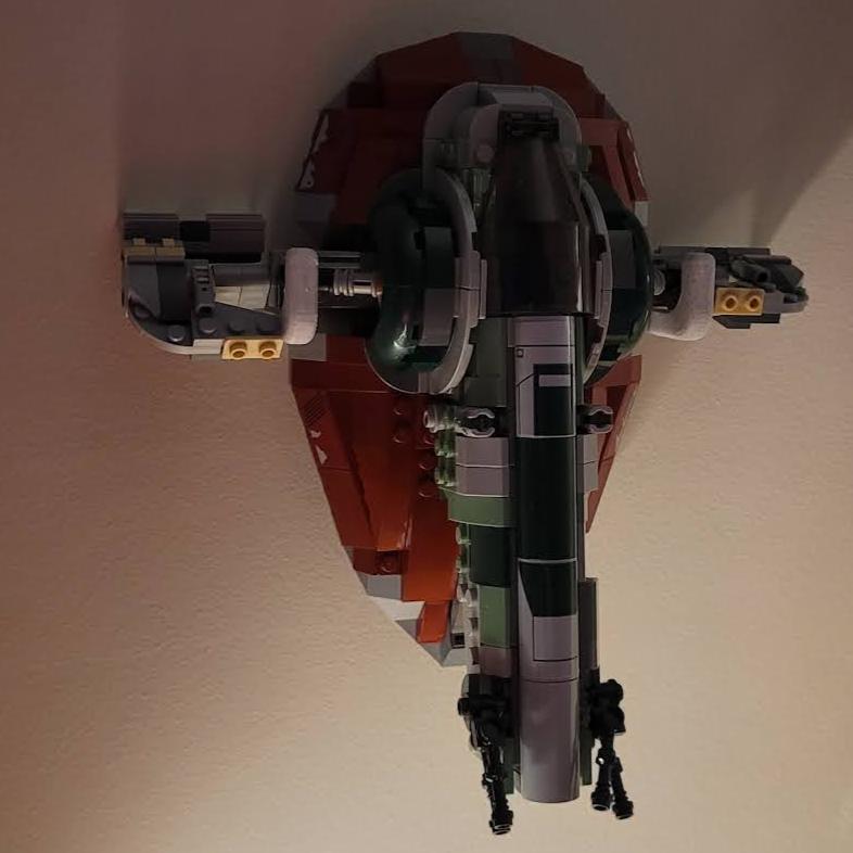 Väggfäste för Lego Slave 1 Starship