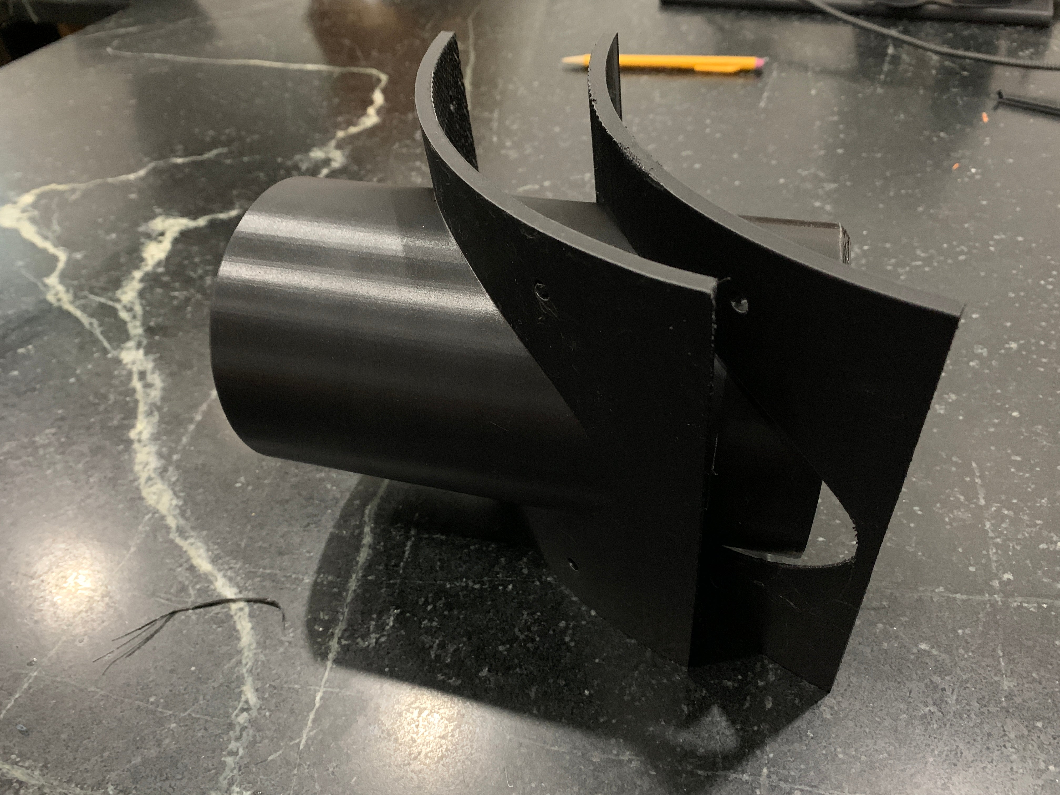 Side Monteret Cyklon Støvseparator til 5-Gallons Spand