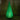 Stor pixeljulgran med LED-ljushållare