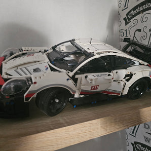 3D-utskrivbart displayställ för LEGO Technic Porsche 911 RSR (42096)
