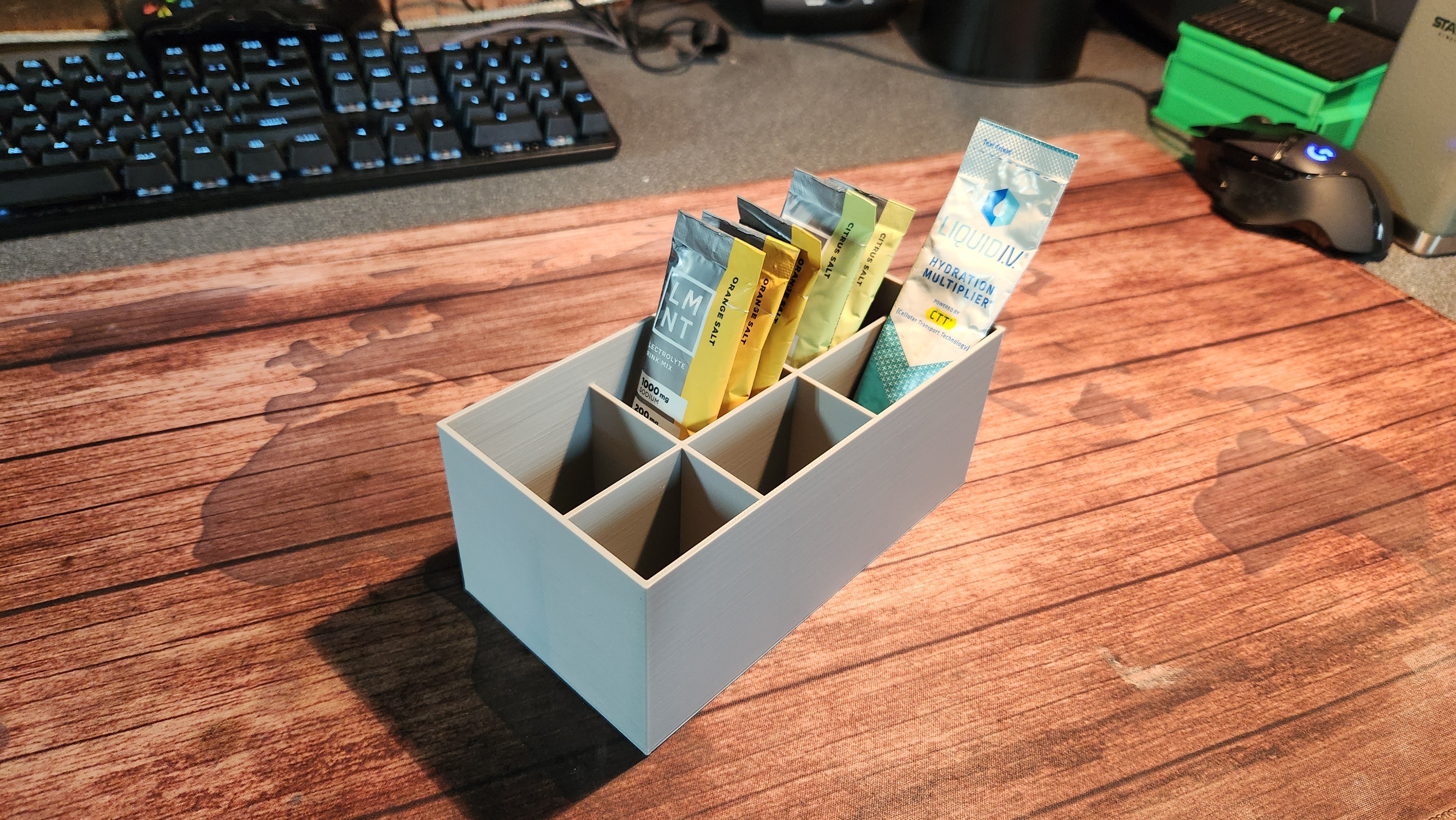 Smart Organizer til Drikkepulverpakker