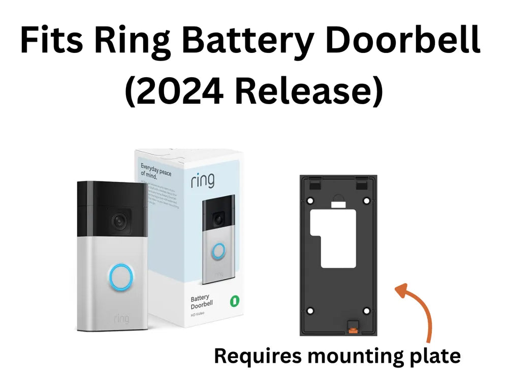 Ring Doorbell (2024 års utgåva) Vinklad montering