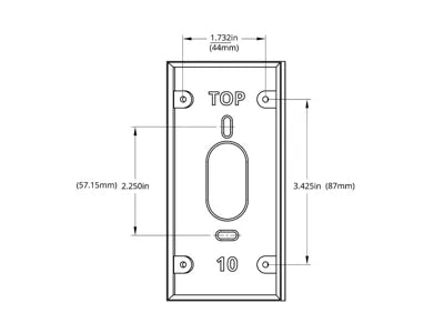 Ring Doorbell (2024 års utgåva) Vinklad montering