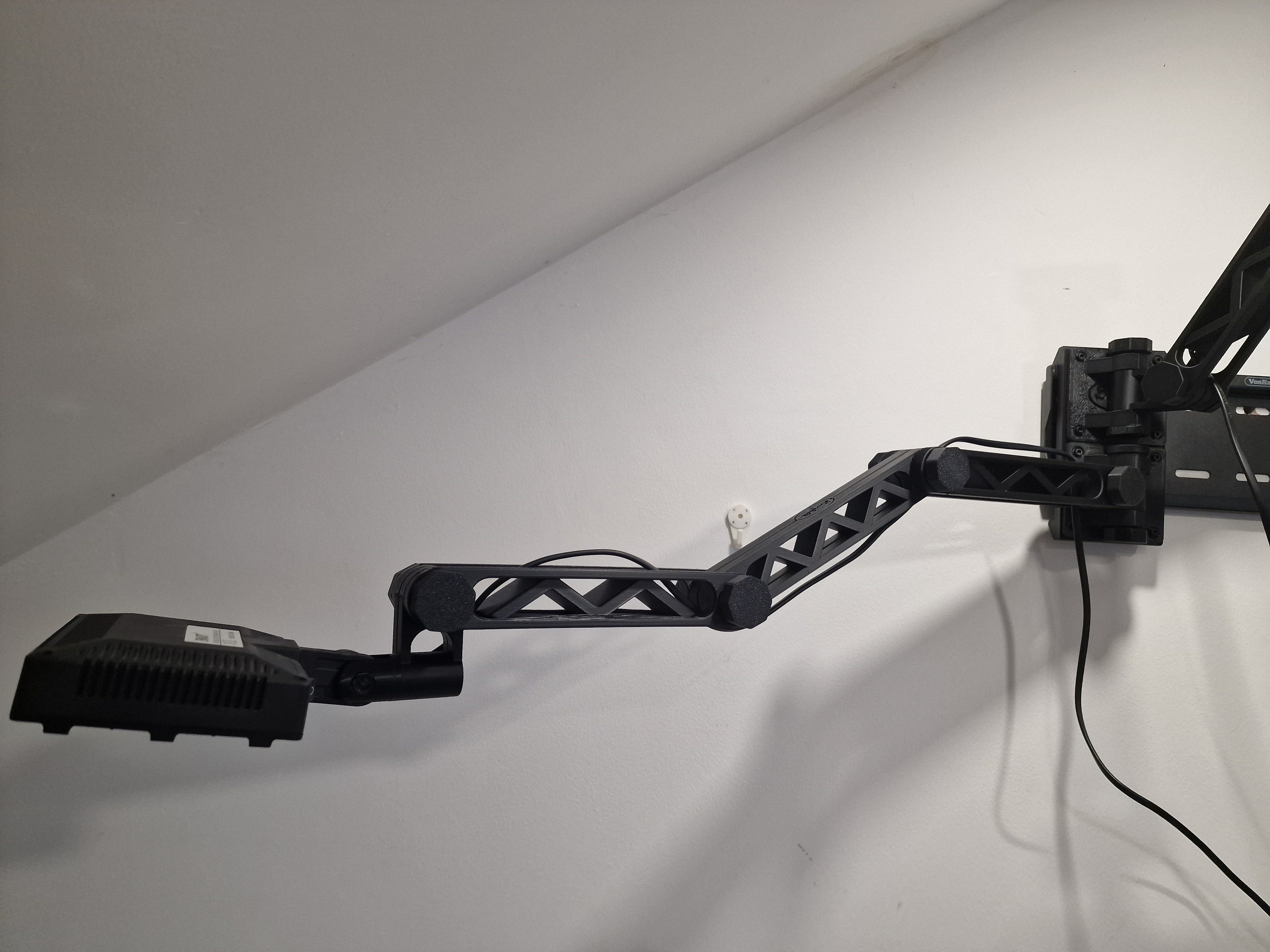 Justerbart Vægbeslag med Arm til LED-lys og TV