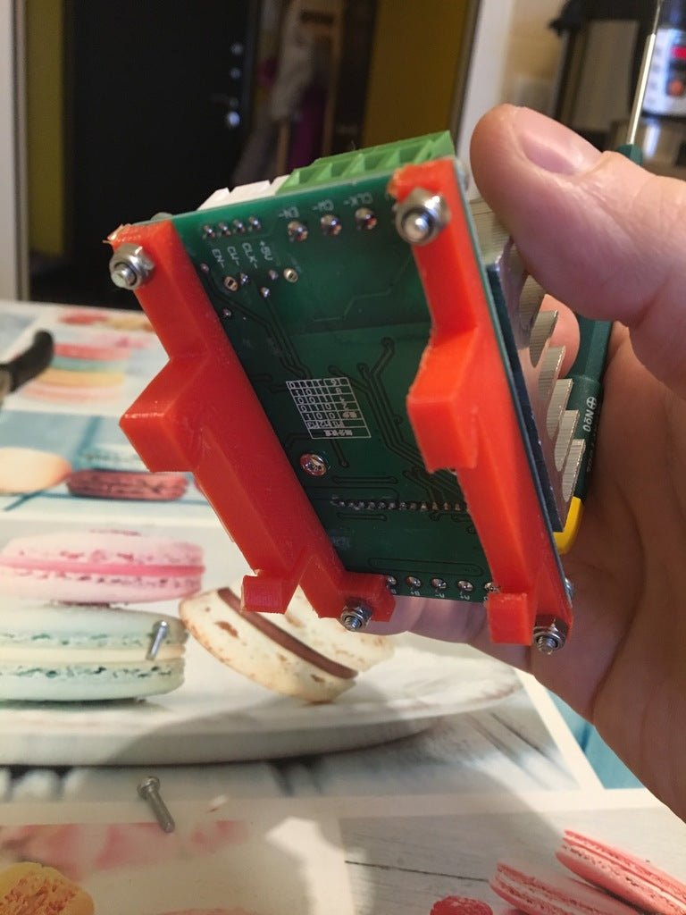 TB6600 Driver DIN-skena fästen