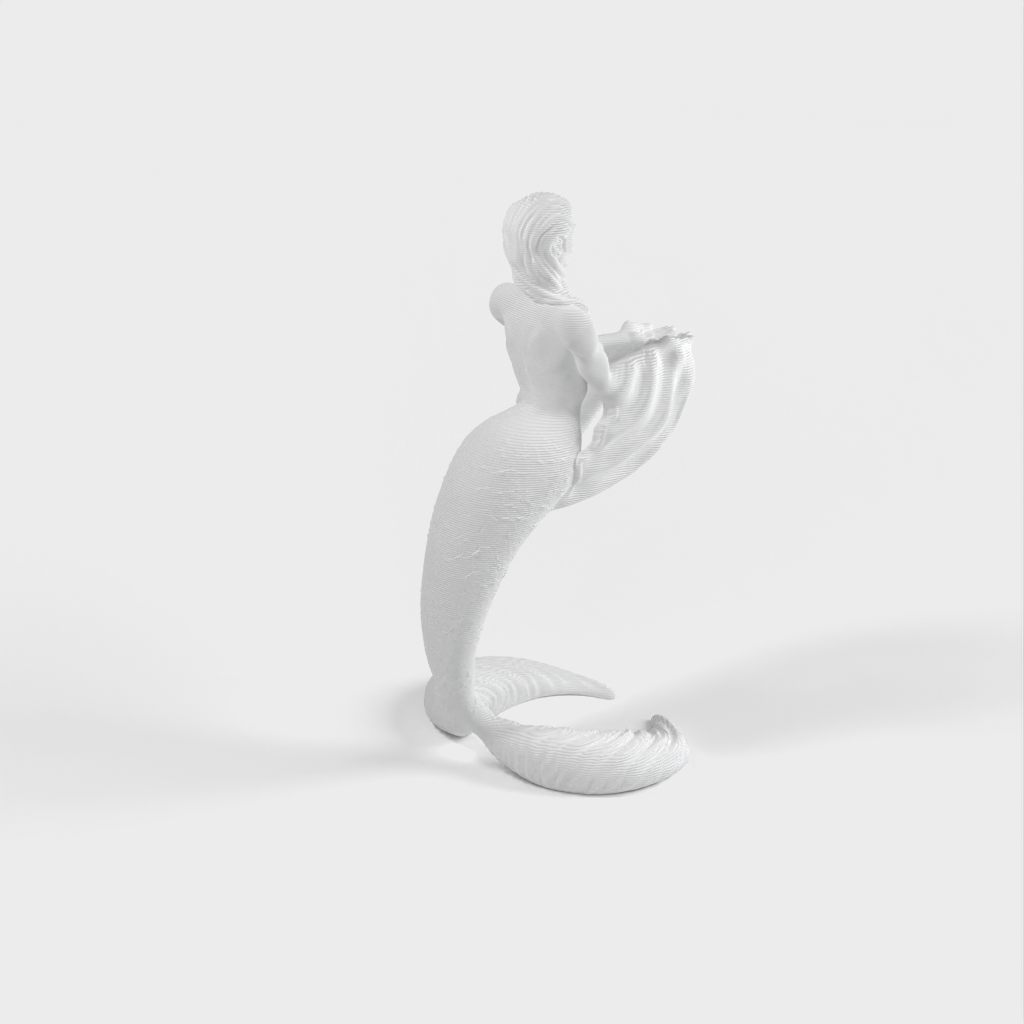 Hörlurshållare för sjöjungfru &amp; dekorativ skulptur