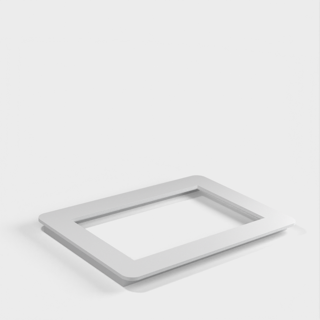 Kindle Fire 7 digital bildram med justerbart stativ och aluminiumfront