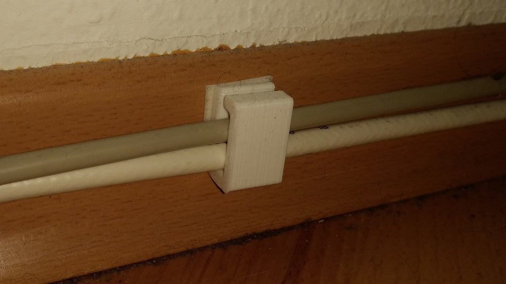 Cable Management Clip - Cable Management Clip med och utan skruvhål