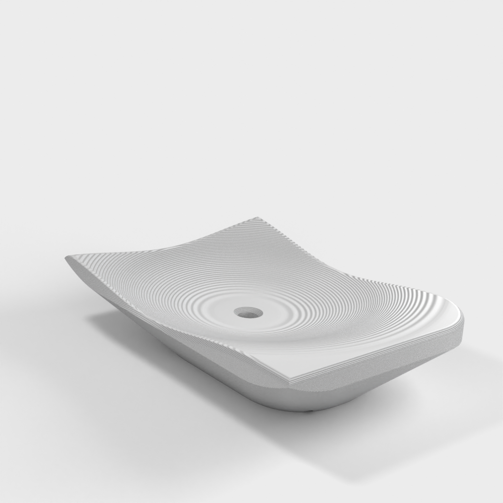 Förbättrad minimalistisk tvålhållare för böjda tvål v1.1