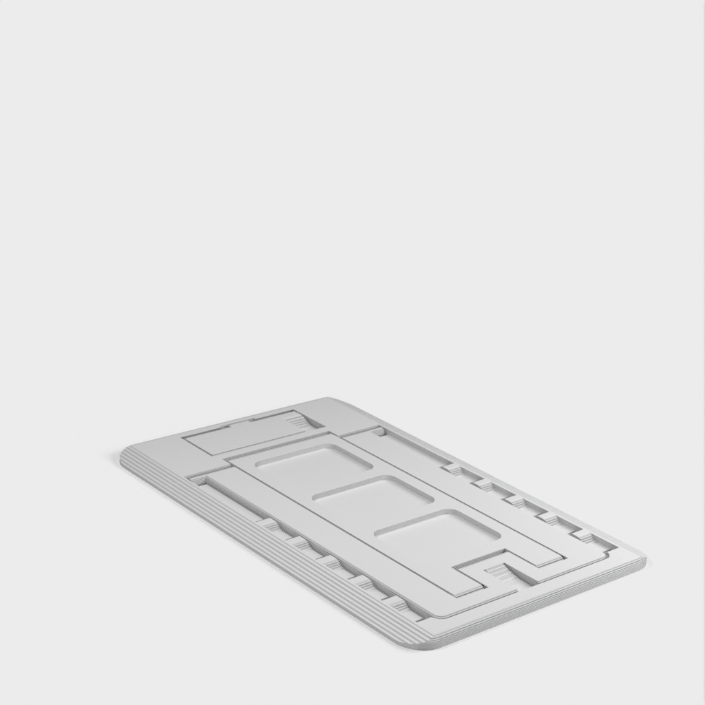 Kreditkortsstorlek hopfällbar telefonhållare v1.1
