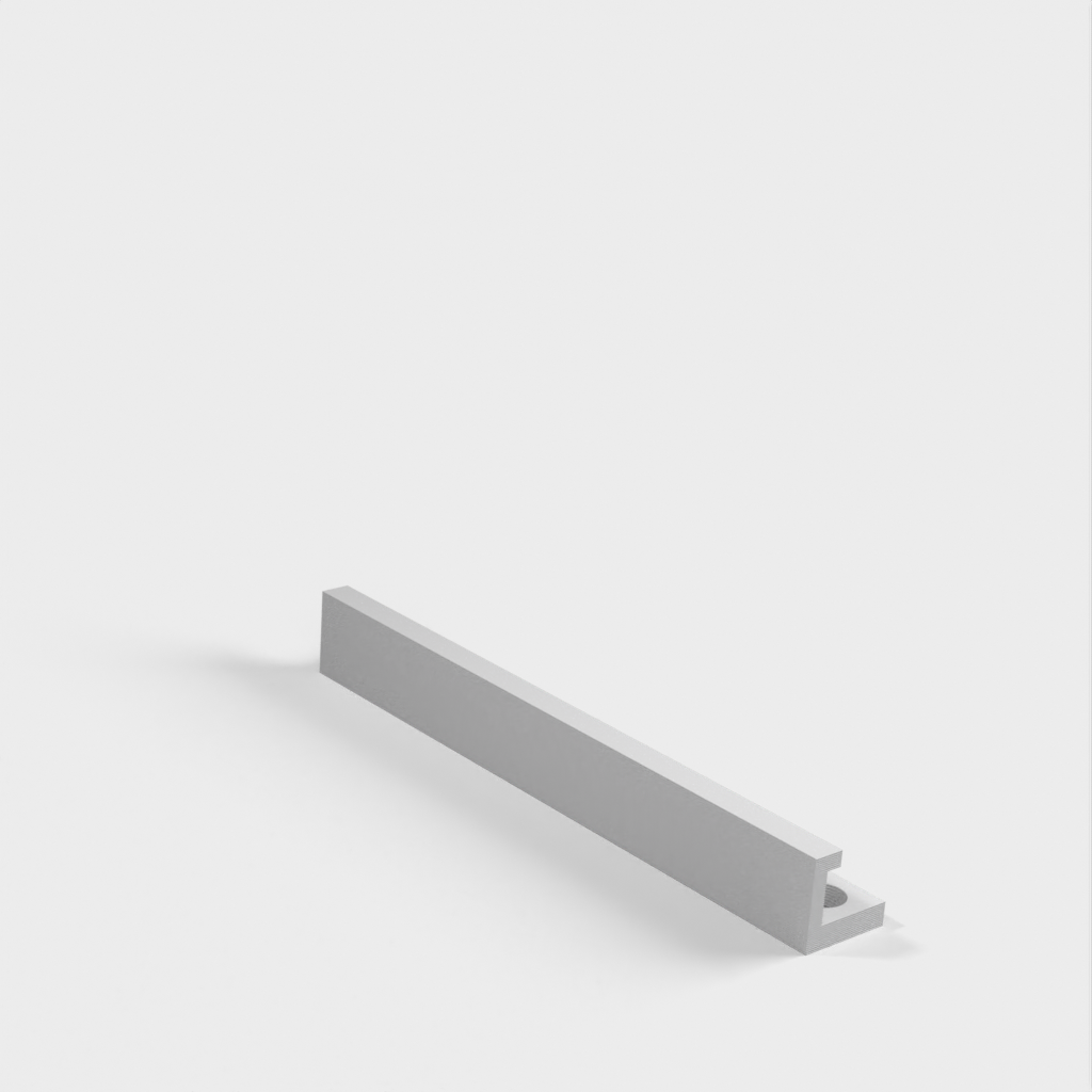 Monteringsskena under skrivbordet för Ikea Variera container