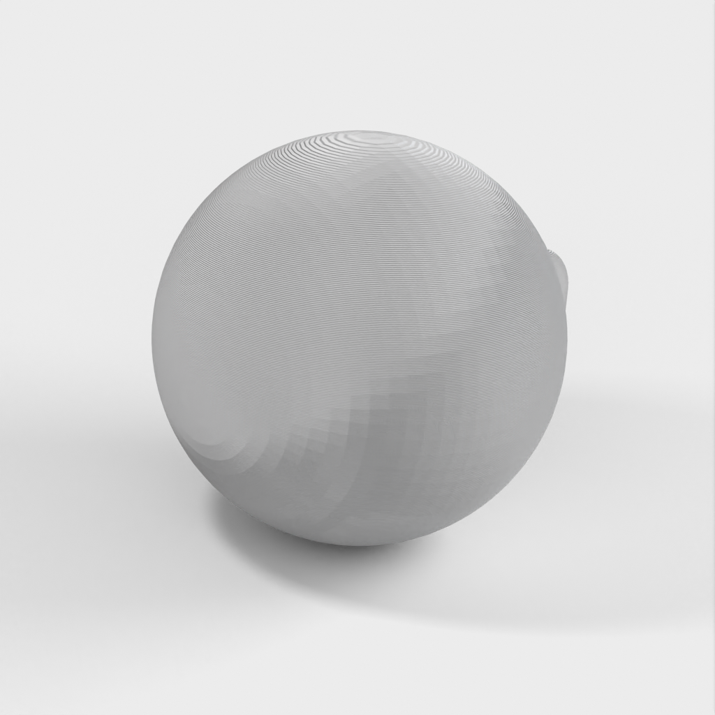 3D-tryckt pussel med boll