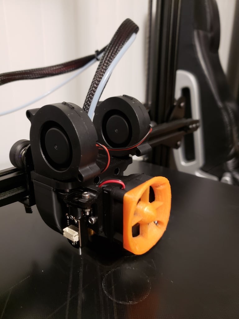 Geeetech A10/A30 E3D_V6 &amp; Stock Hotend monteringslösning