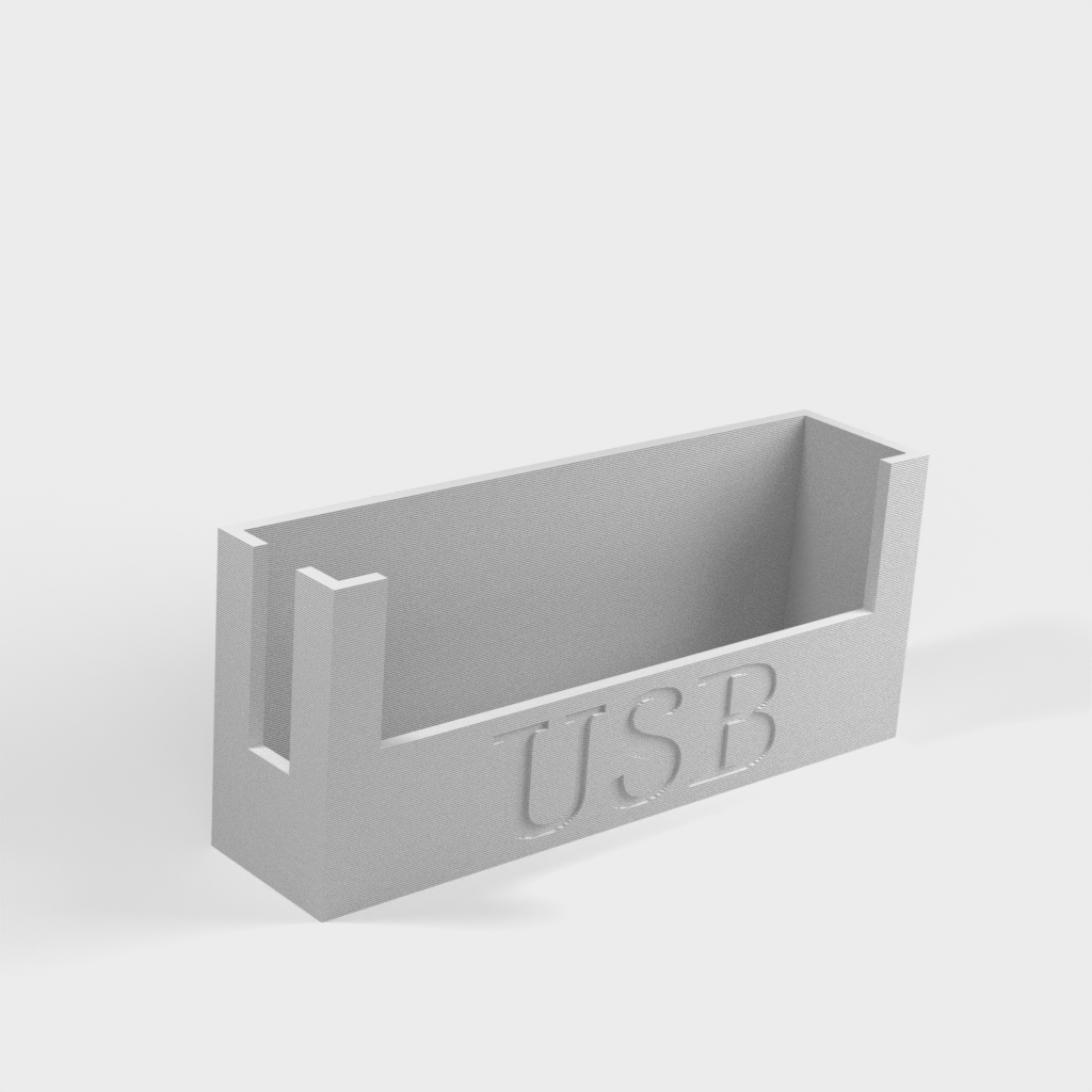 USB HUB Hållare från tcpiii med belyst strömbrytare