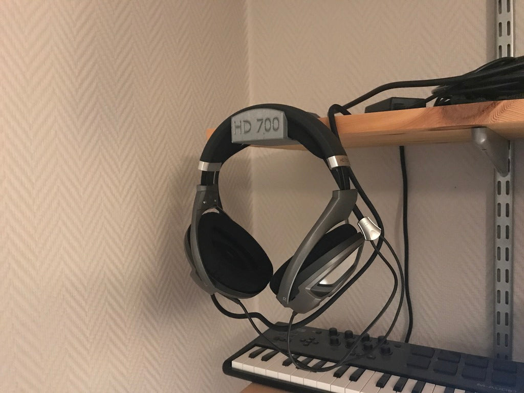 Sennheiser HD700 Hovedtelefon- og Kabelholder til Hylde